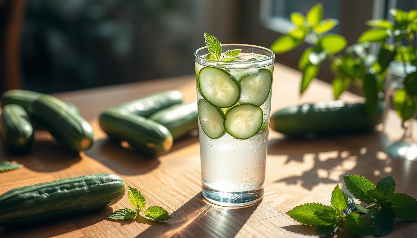 benefits of water and cucumber