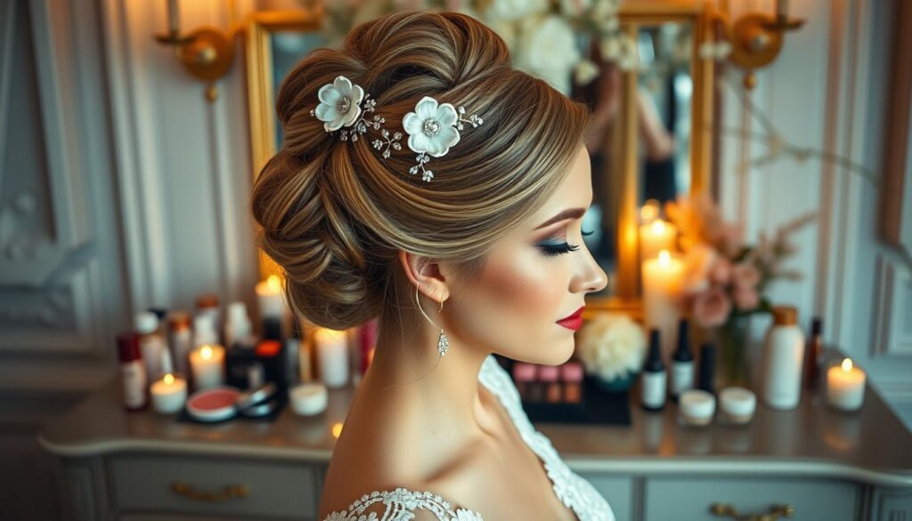 bridal makeup and hair