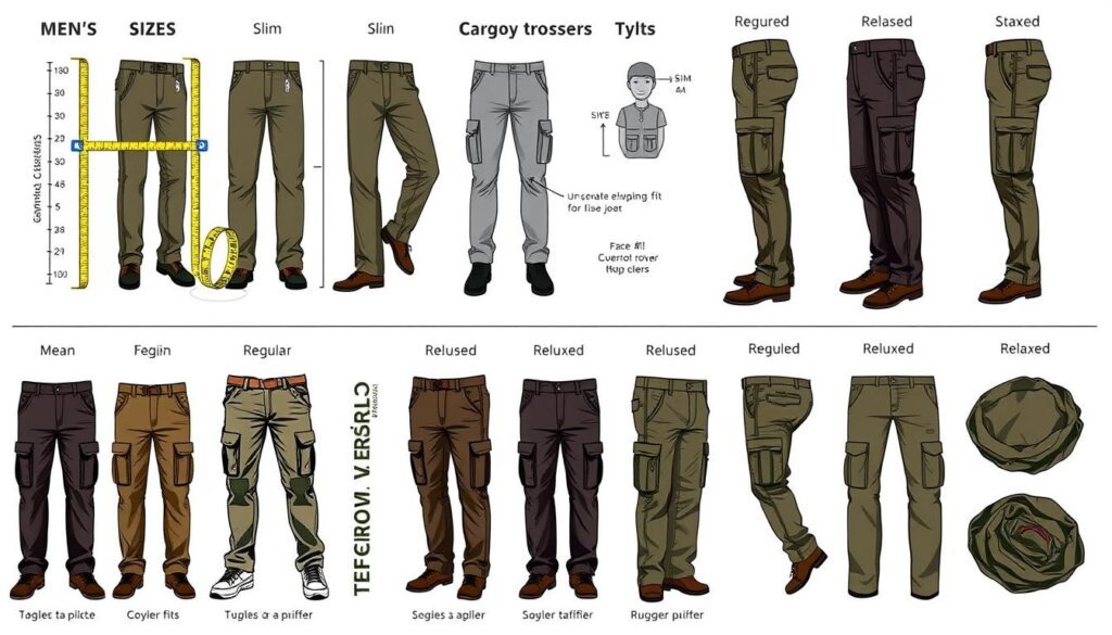 cargo pants fit guide