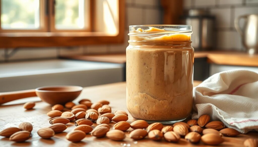 homemade almond butter