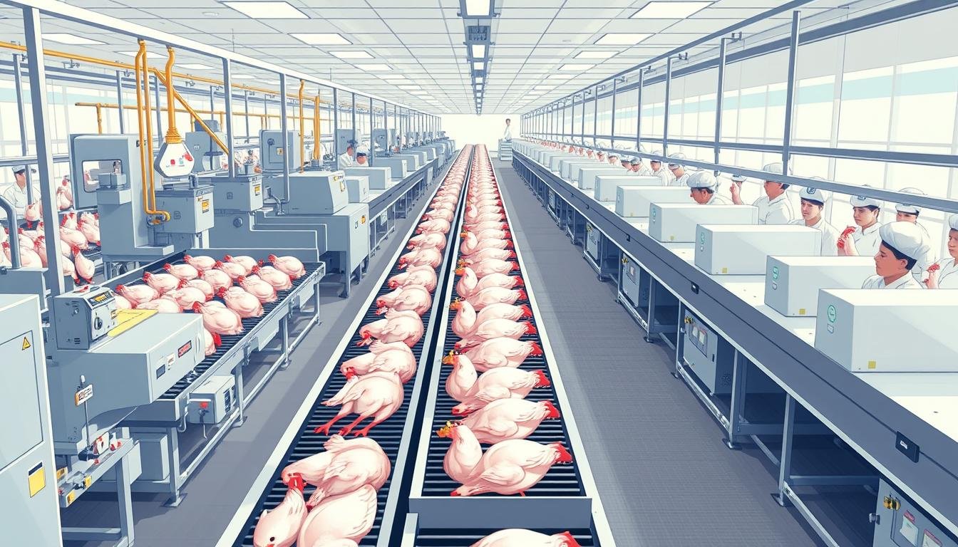 how chickens are processed