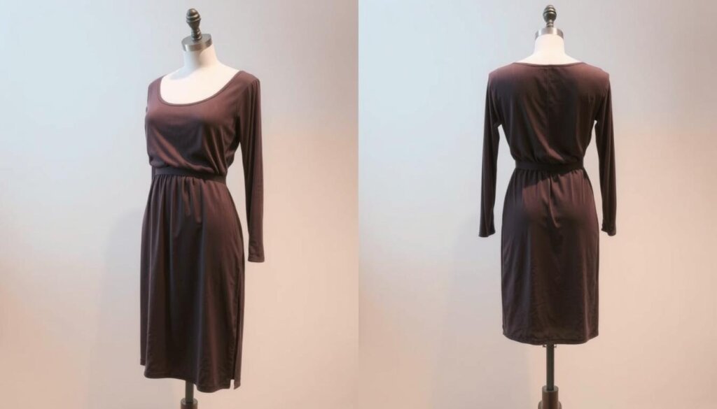 long sleeve casual dress