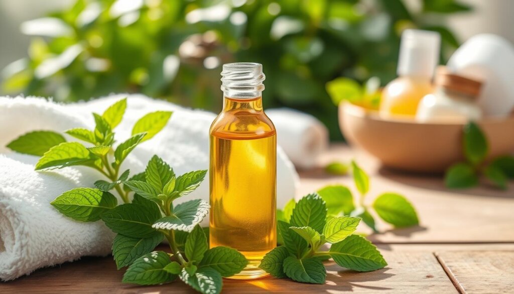 mint oil benefits for skin