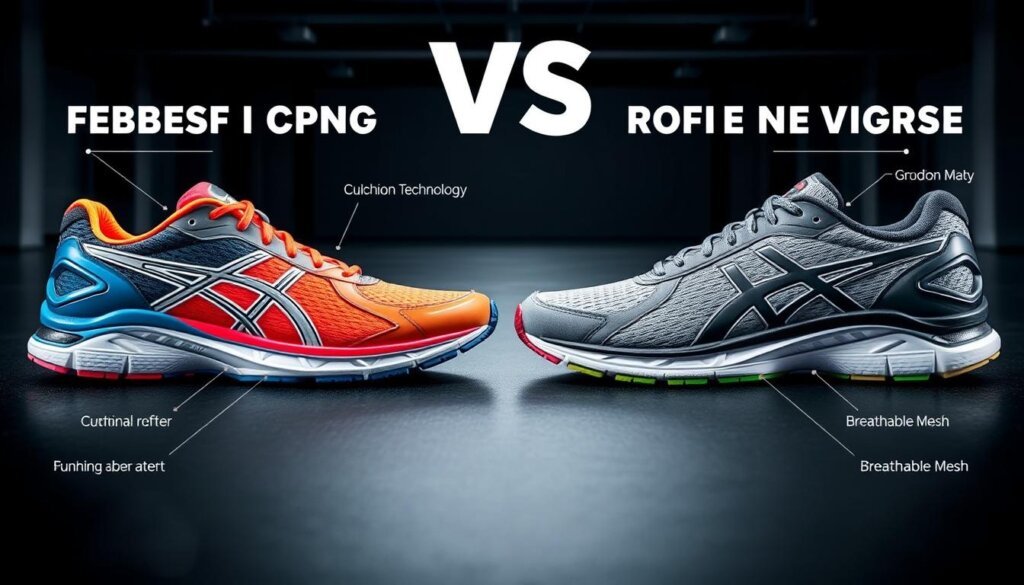 running shoes comparison