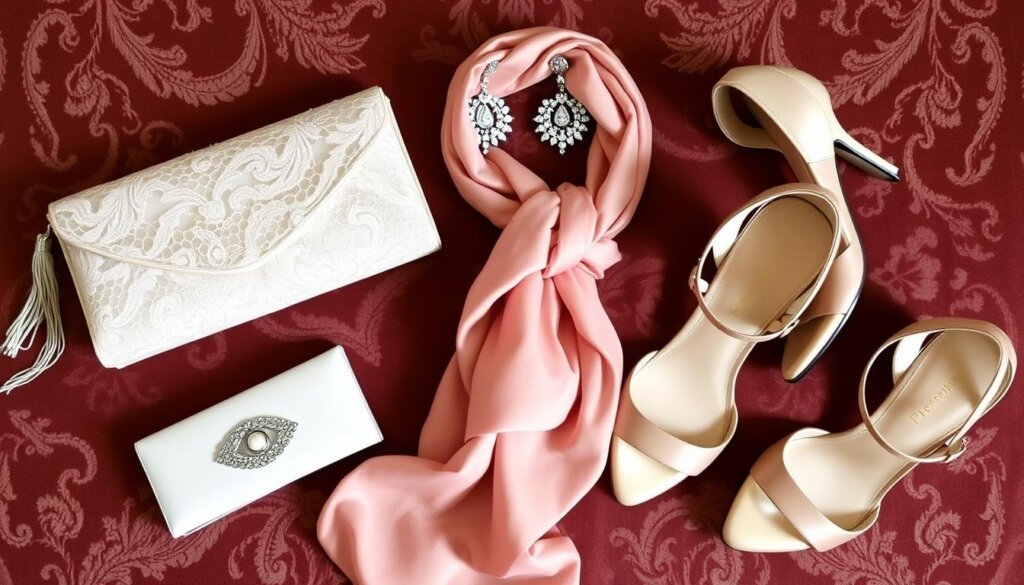 wedding guest outfit accessories