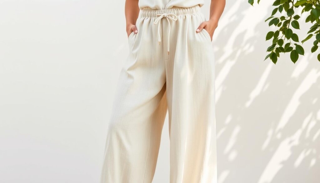 women's linen trousers