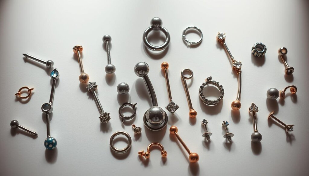 body jewelry selection