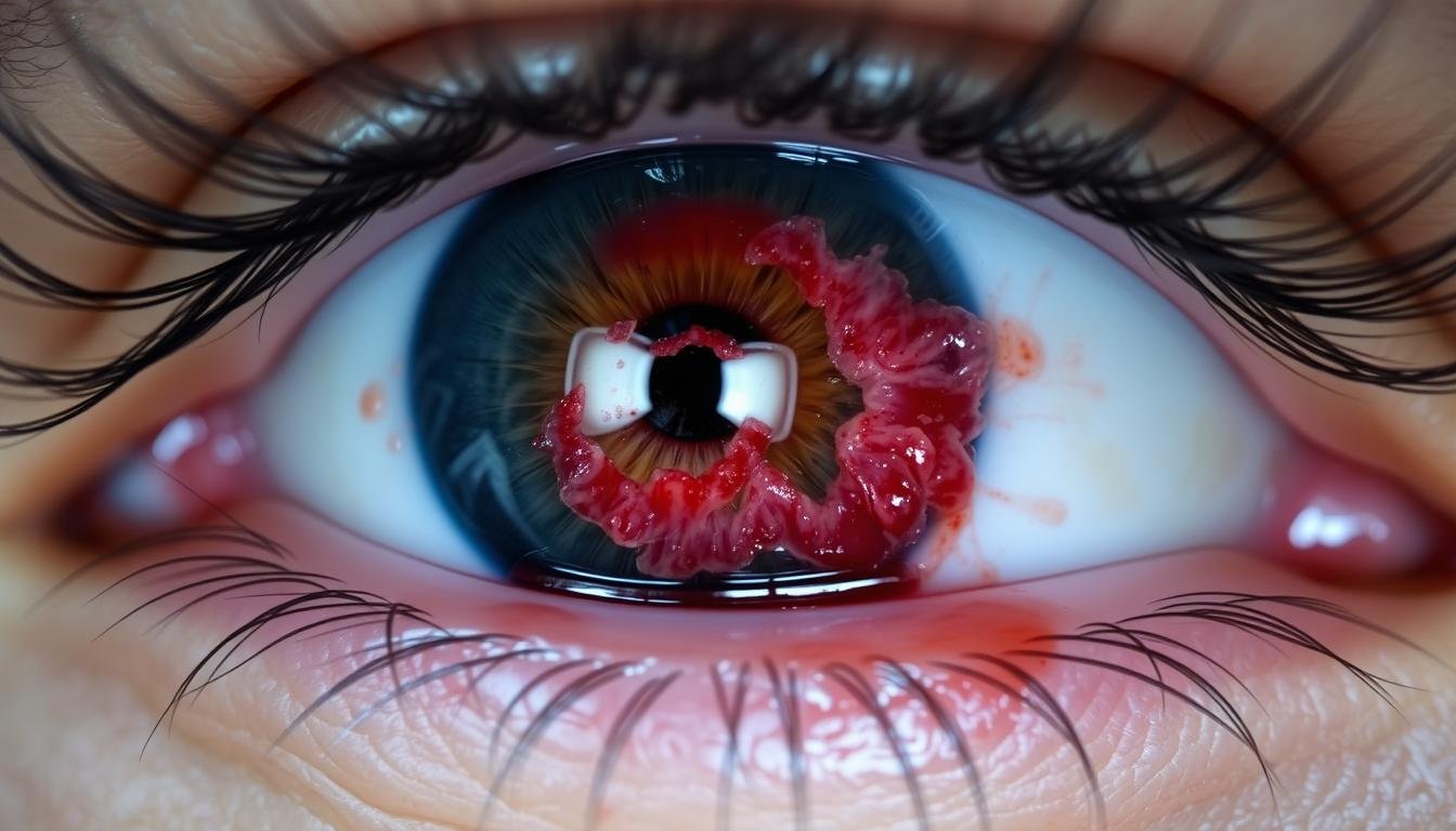 infection of the eye